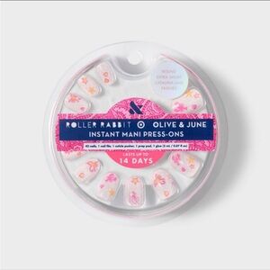 NWT Roller Rabbit × Target - Olive & June Press-On Fake Nails XS Round Sea Life